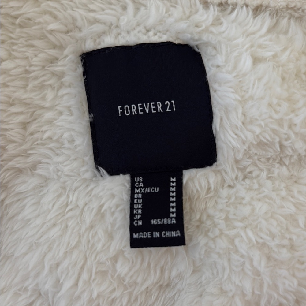 Forever 21 Faux Fur Teddy Coat - Picture 2 of 3